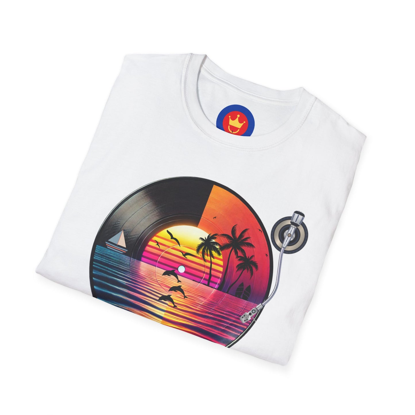 Beach Vinyl Unisex T-Shirt | Beach Bum Fashion Apparel