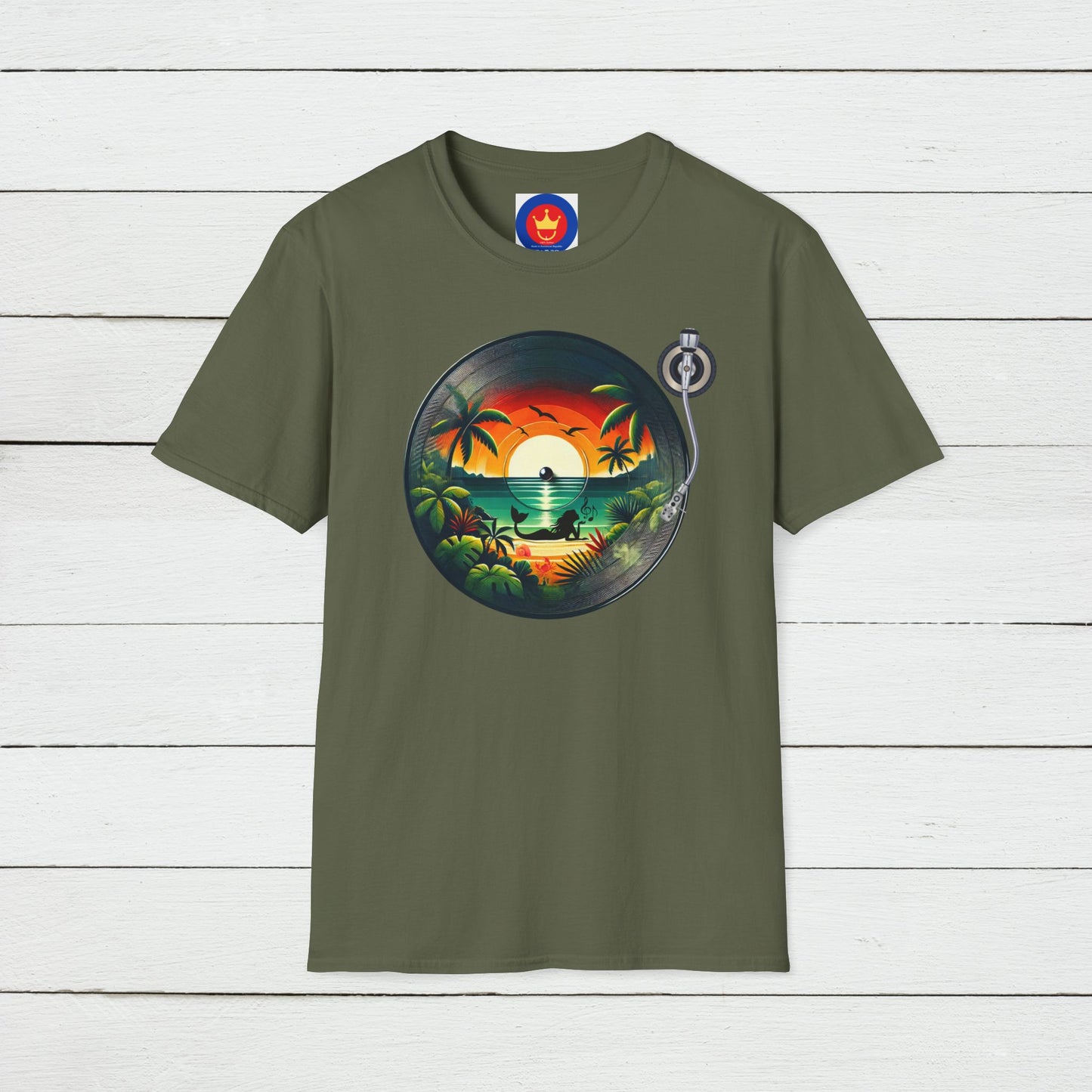 Beach Vinyl Unisex T-Shirt | Beach Bum Fashion Apparel