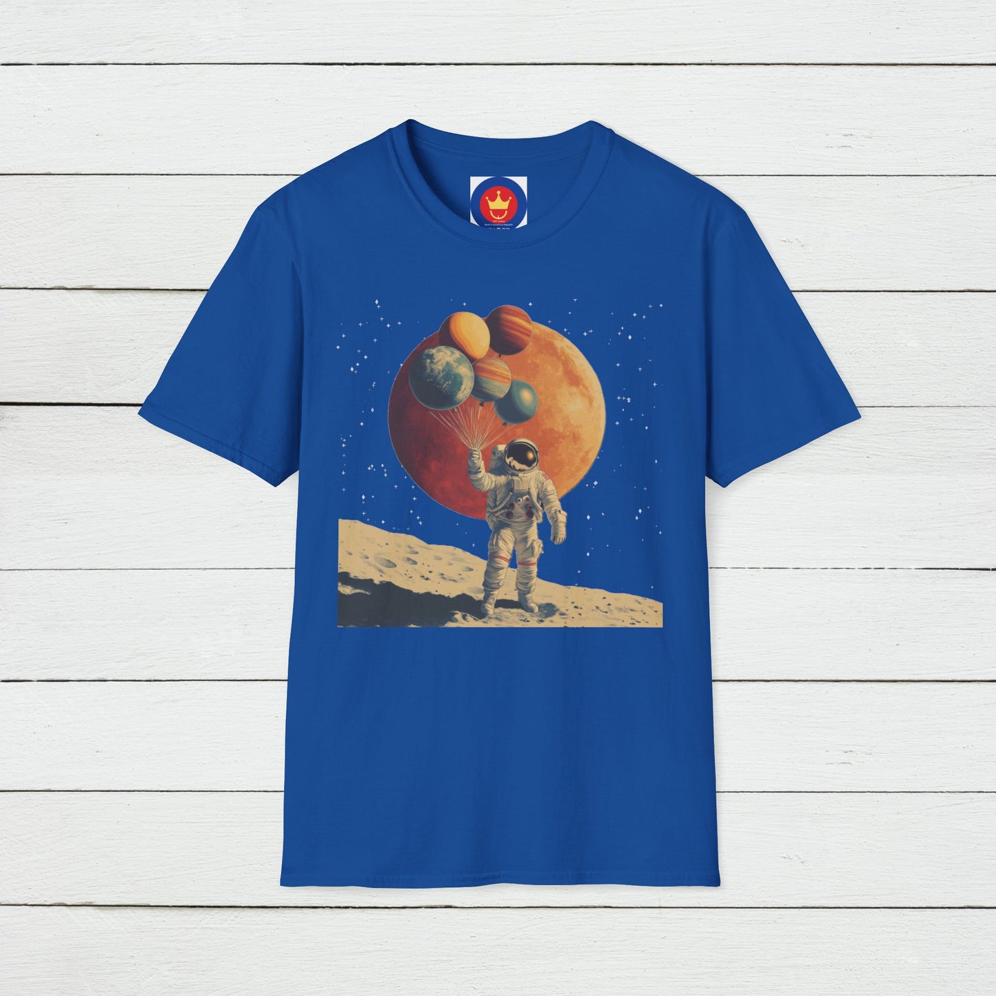 Astronaut Unisex Space Graphic T-shirt | Funny Cosmic Planets Apparel