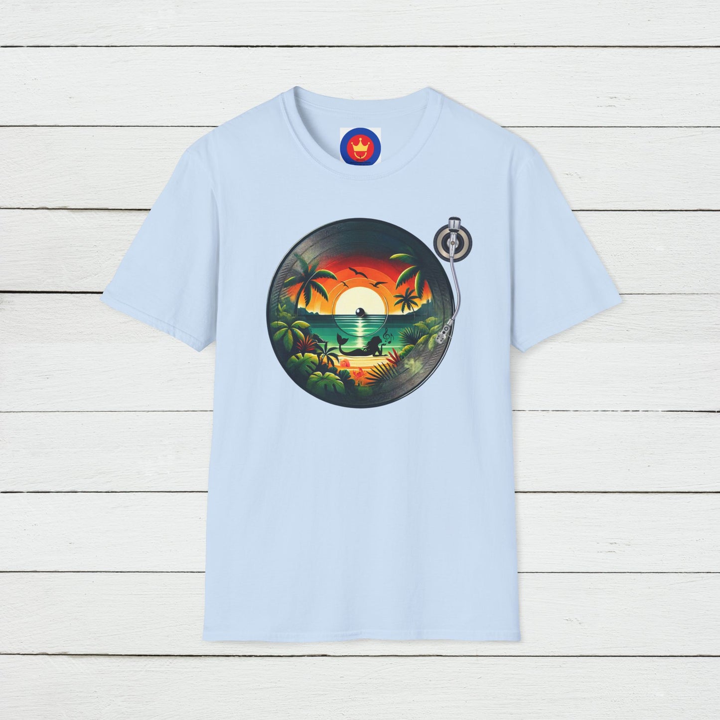 Beach Vinyl Unisex T-Shirt | Beach Bum Fashion Apparel