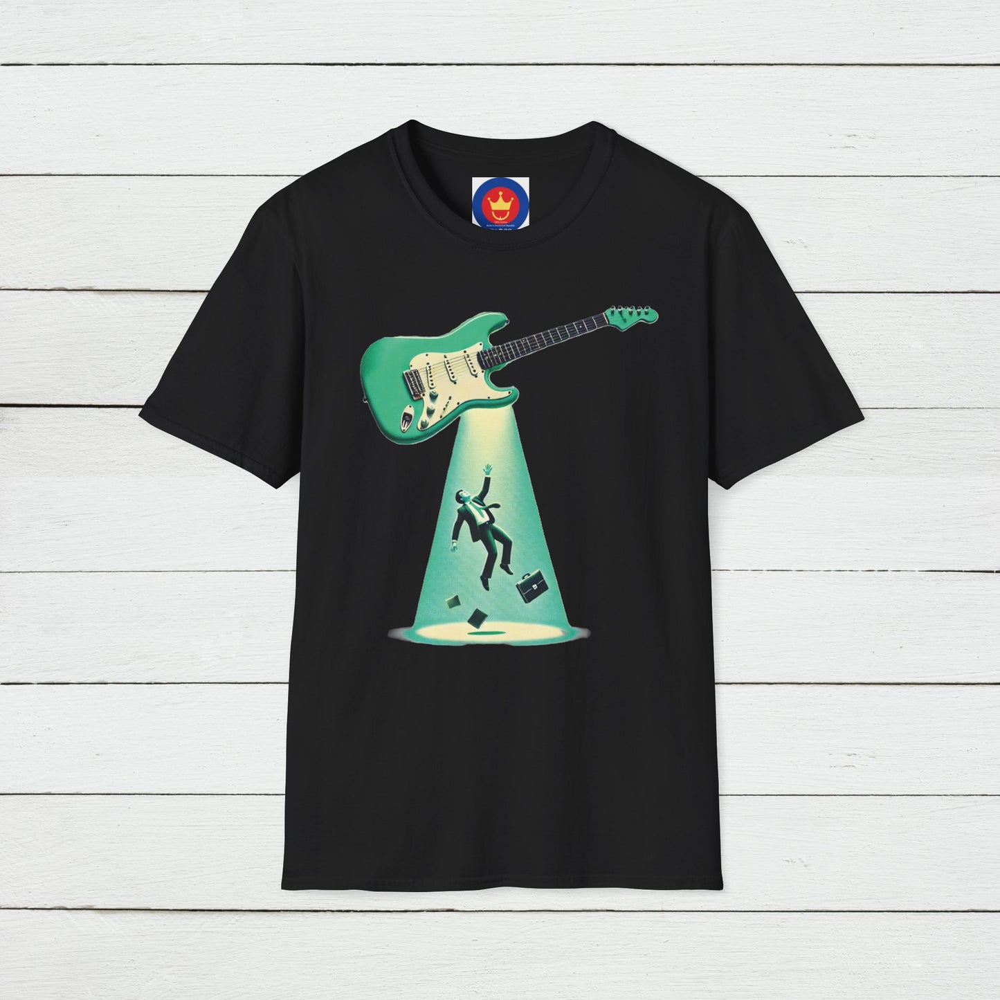 Guitar Abduction T-Shirt | Guitar Player Gift | Unisex Band Shirt