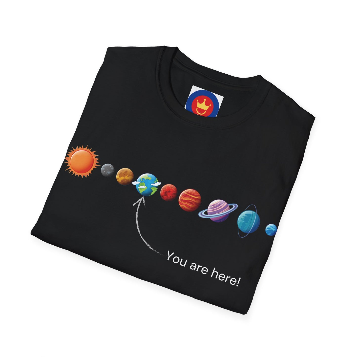 You Are Here Galaxy Unisex T-Shirt | Funny Astronomy Tee