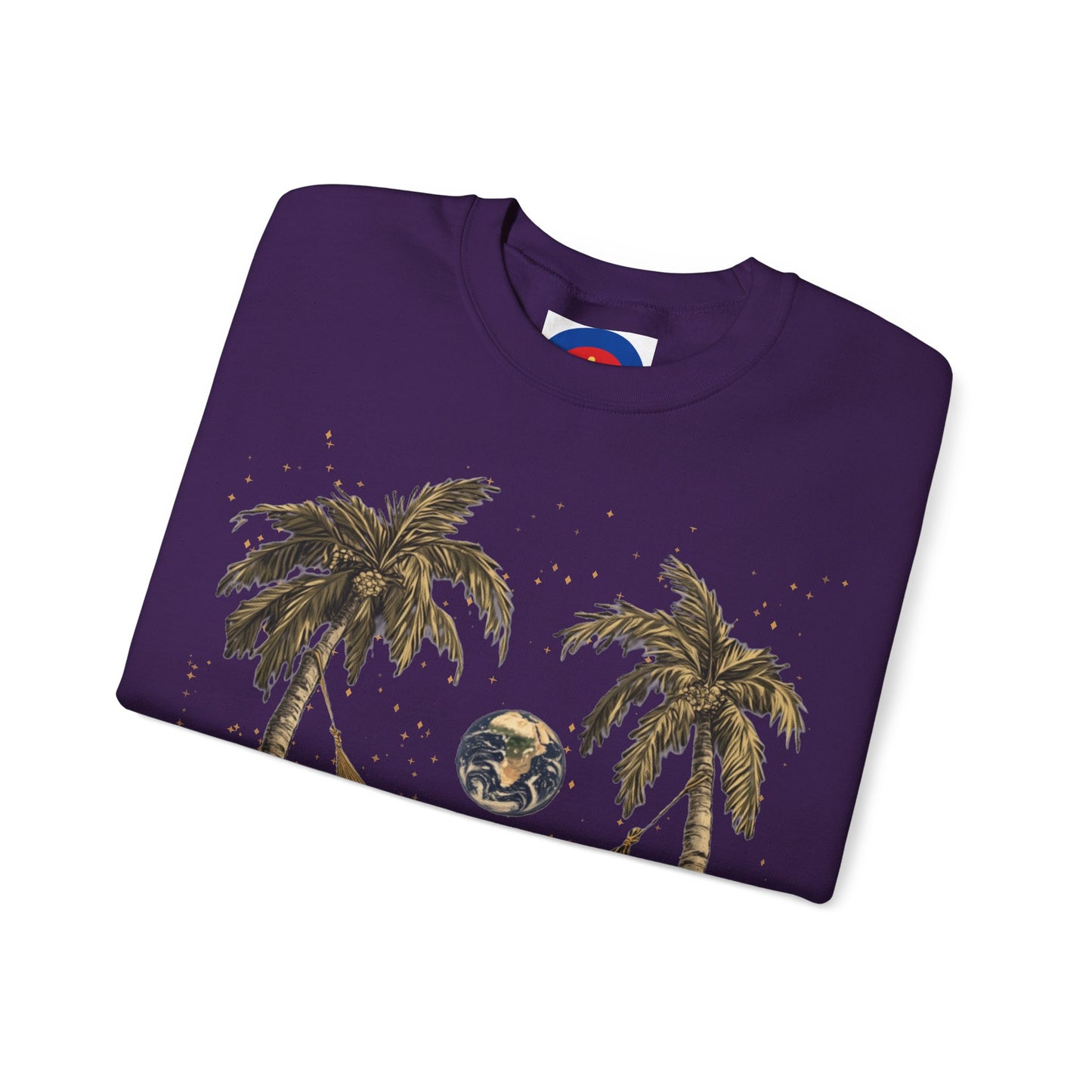 Astronaut on the Moon Sweatshirt | Unisex Funny Outer Space Graphic Tee