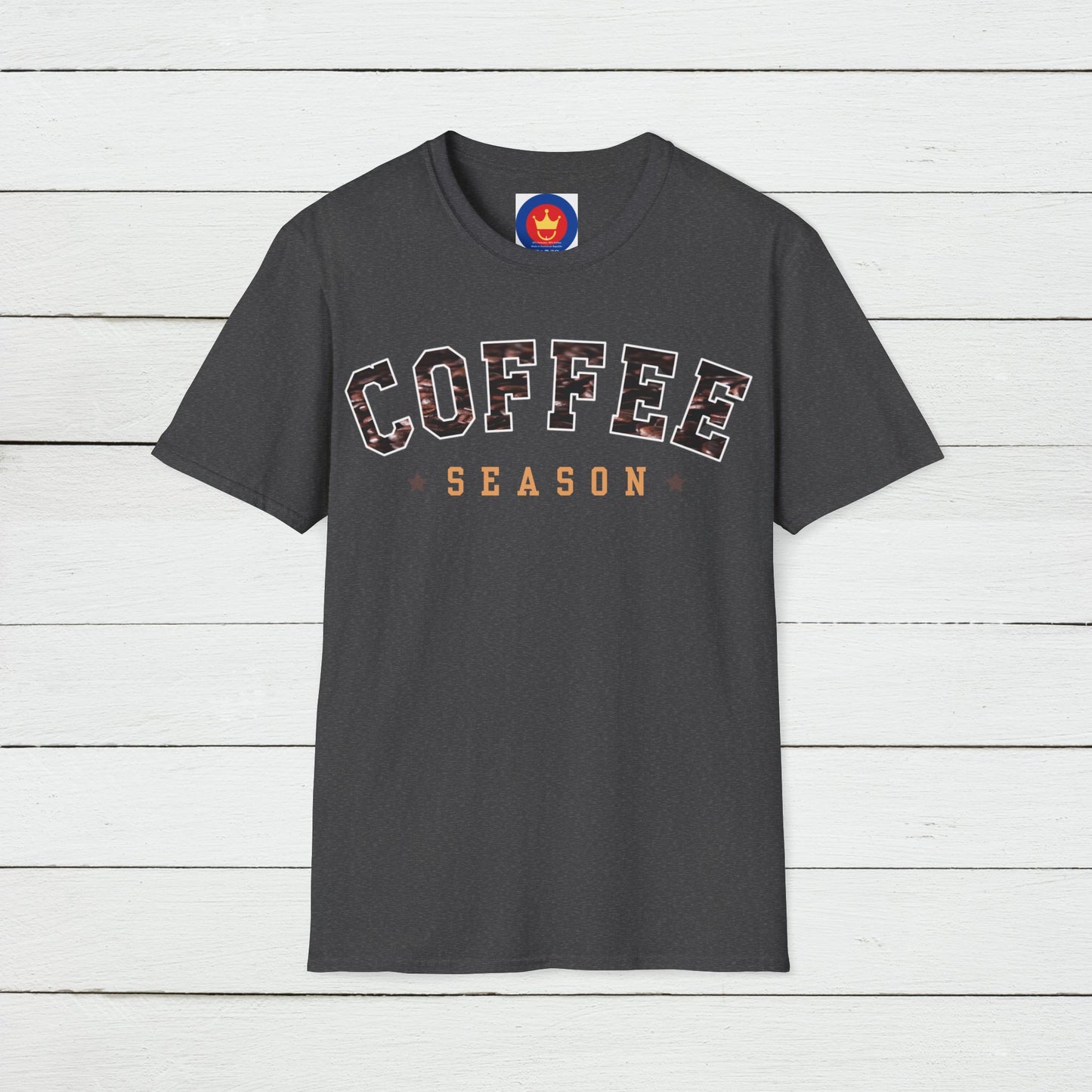 Unisex Coffee Season Graphic Tee, Coffee Graphic T-Shirt, Retro Coffee Tee, Trendy Graphic Shirt, Coffee Lover Gift, Foodie Gift