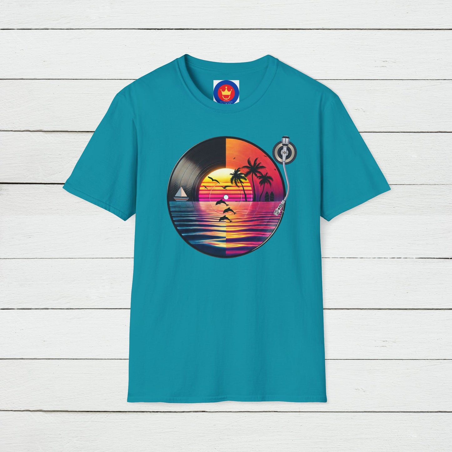 Beach Vinyl Unisex T-Shirt | Beach Bum Fashion Apparel