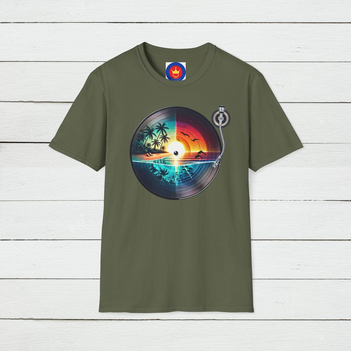 Beach Vinyl Unisex T-Shirt | Beach Bum Fashion Apparel