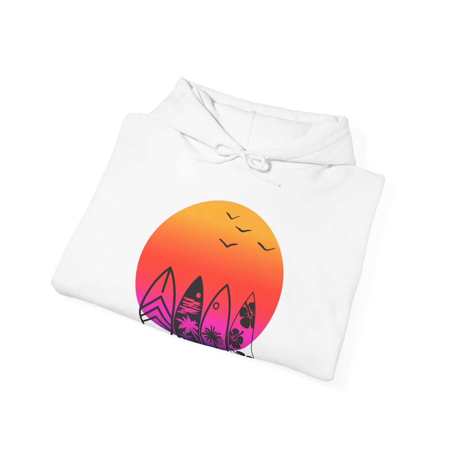 Retro Surf Hoodie | Classic Surfing Design | Surfer Gift