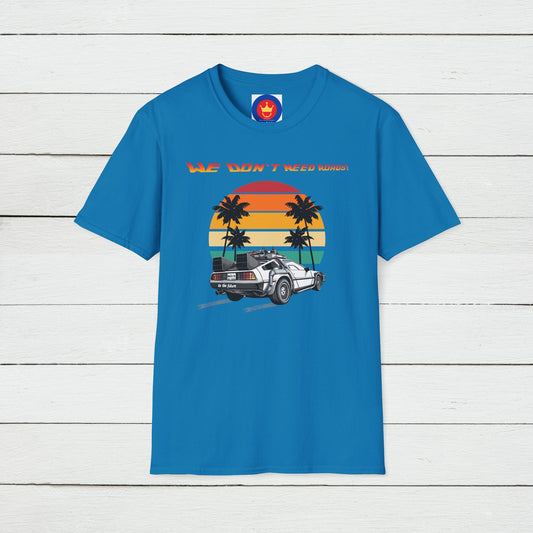 Back to the Future DeLorean Inspired Unisex T-Shirt | 80s Movie Design Shirt