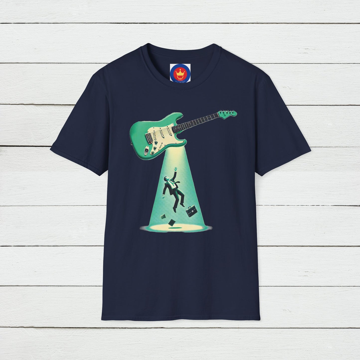 Guitar Abduction T-Shirt | Guitar Player Gift | Unisex Band Shirt