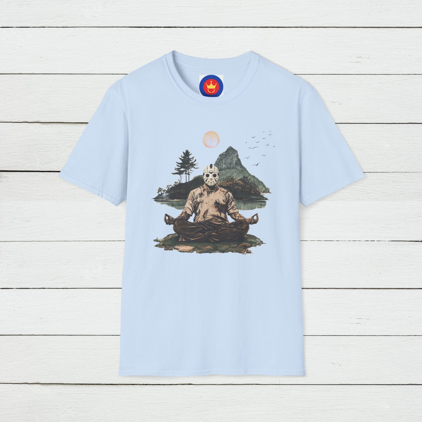 Friday the 13th Jason Vorhees Zen Unisex T-Shirt | Meditation Tee