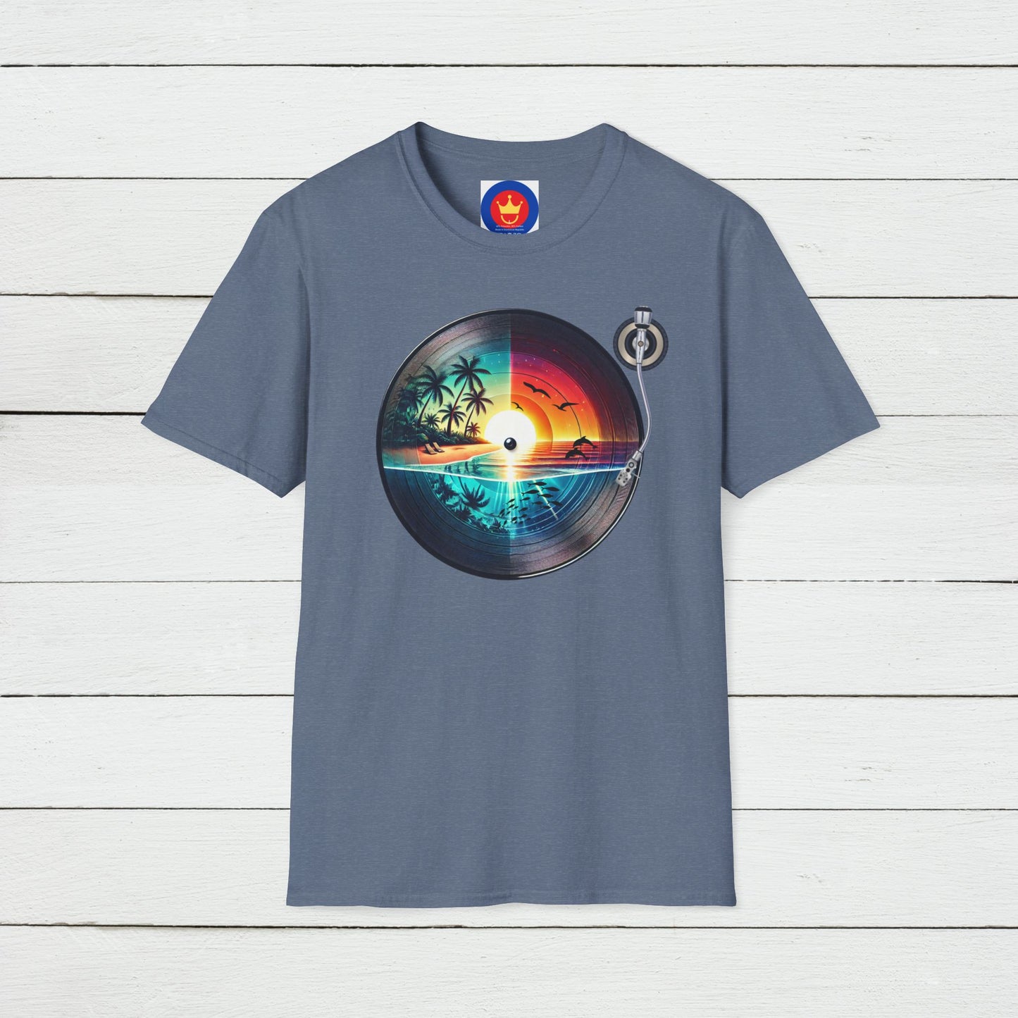 Beach Vinyl Unisex T-Shirt | Beach Bum Fashion Apparel