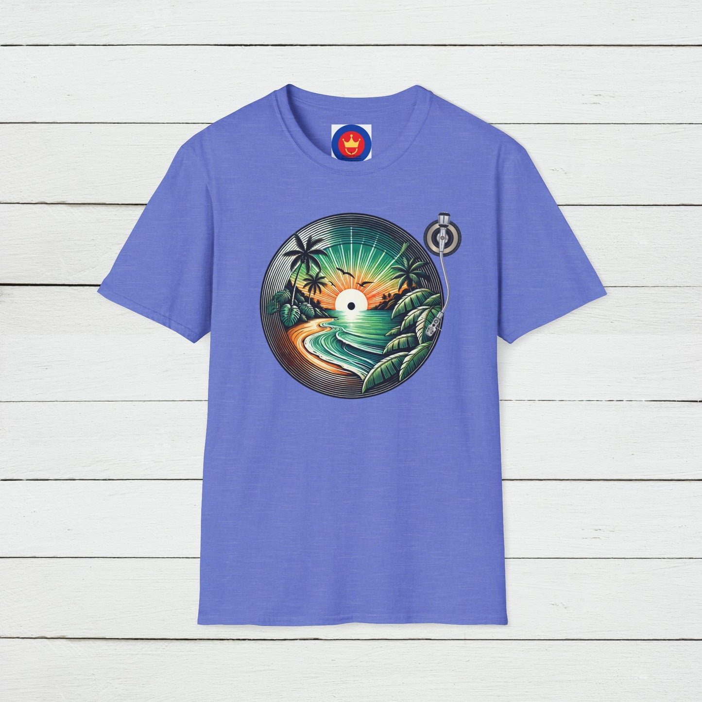 Beach Vinyl Unisex T-Shirt | Beach Bum Fashion Apparel
