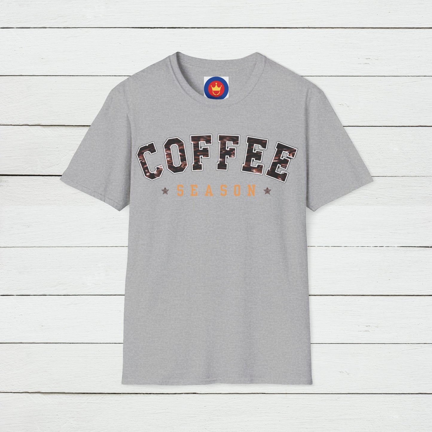 Unisex Coffee Season Graphic Tee, Coffee Graphic T-Shirt, Retro Coffee Tee, Trendy Graphic Shirt, Coffee Lover Gift, Foodie Gift