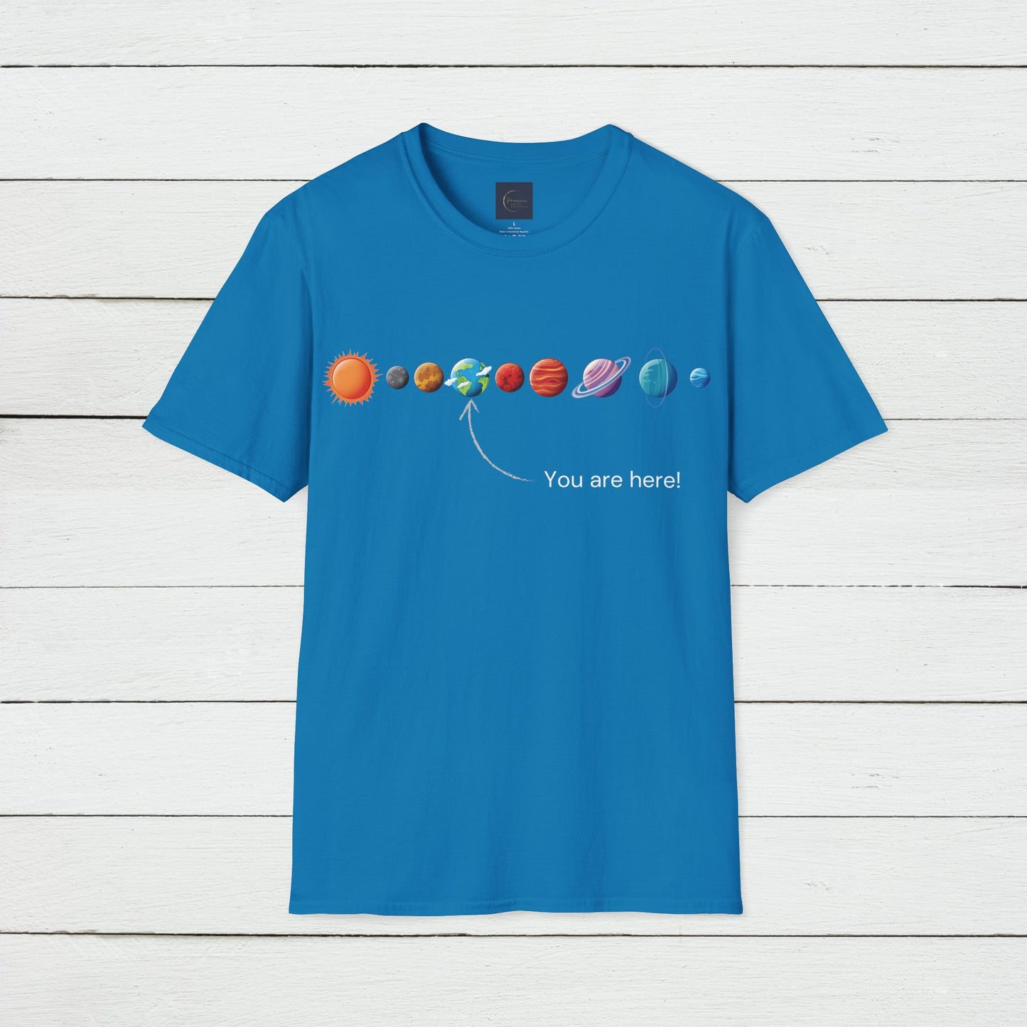 You Are Here Galaxy Unisex T-Shirt | Funny Astronomy Tee