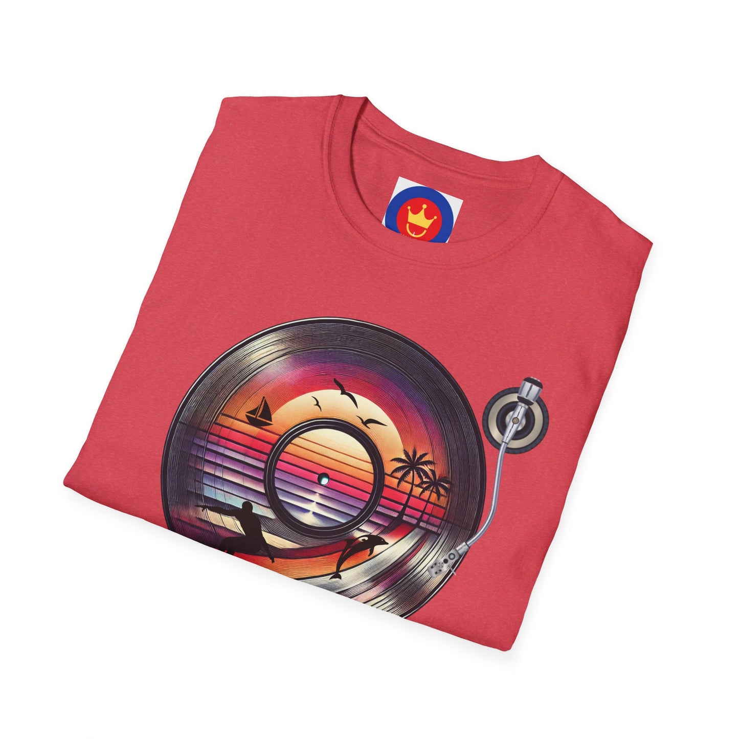 Beach Vinyl Unisex T-Shirt | Beach Bum Fashion Apparel