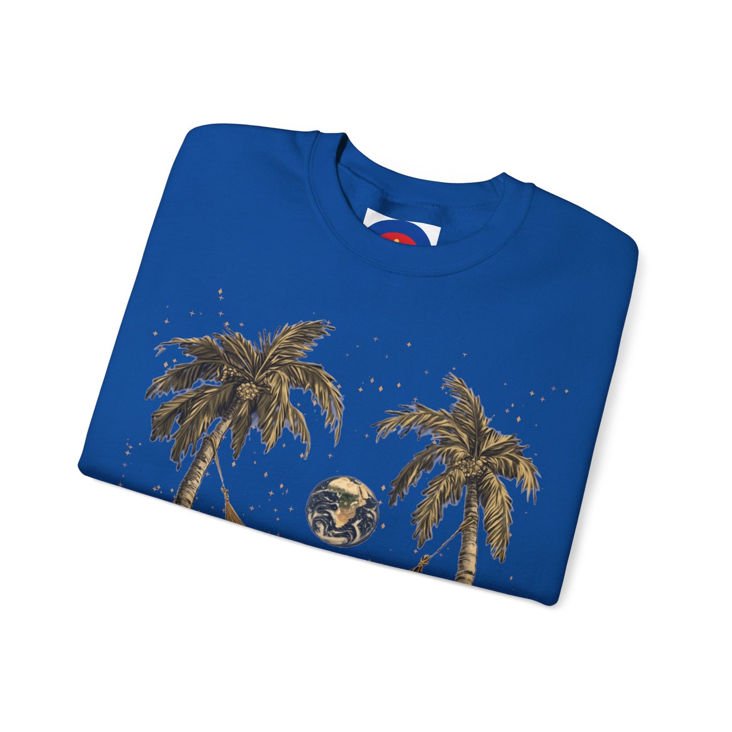Astronaut on the Moon Sweatshirt | Unisex Funny Outer Space Graphic Tee