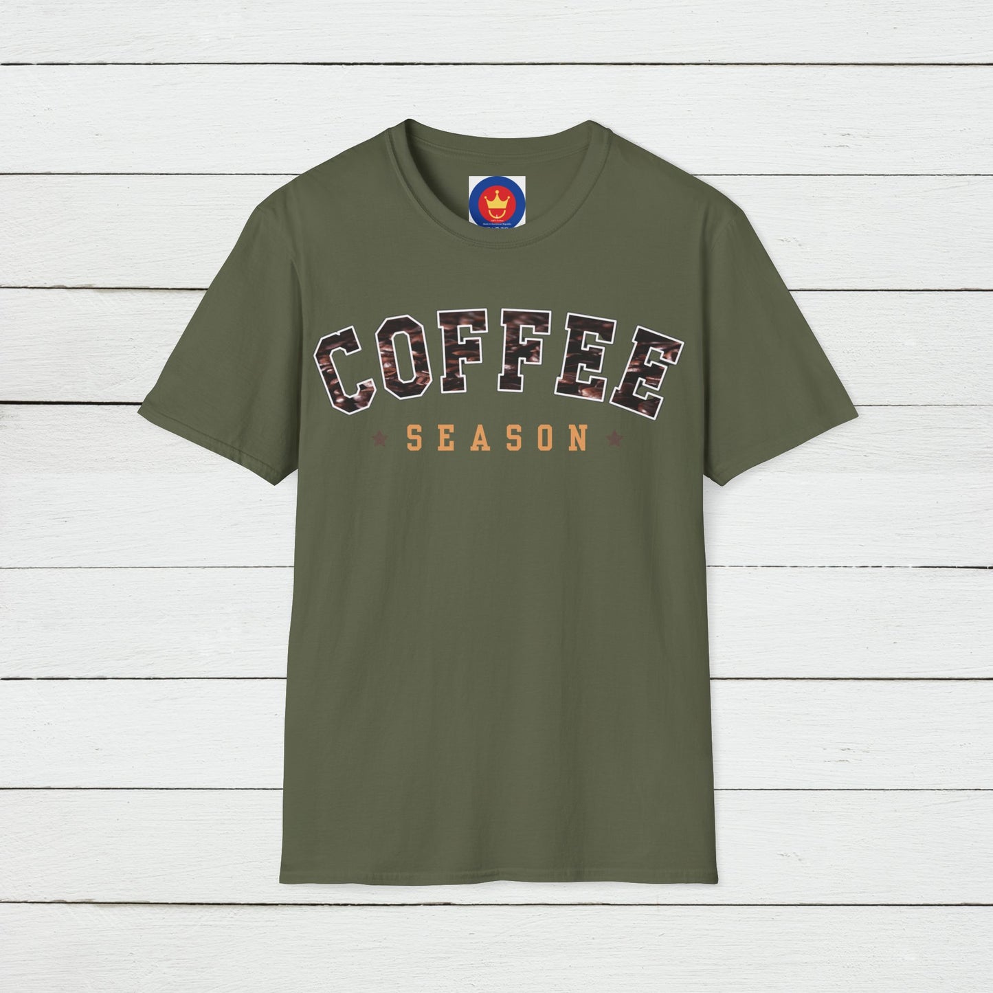 Unisex Coffee Season Graphic Tee, Coffee Graphic T-Shirt, Retro Coffee Tee, Trendy Graphic Shirt, Coffee Lover Gift, Foodie Gift