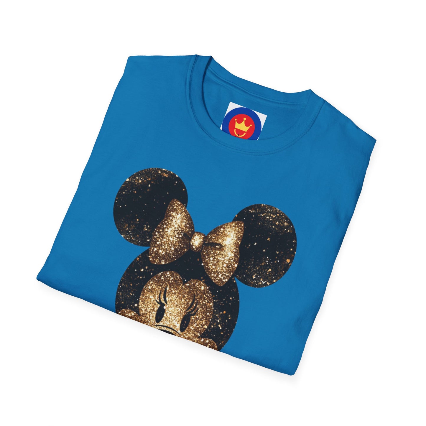 Disney Inspired Unisex T-Shirt | Glitter Gold Minnie Shirt