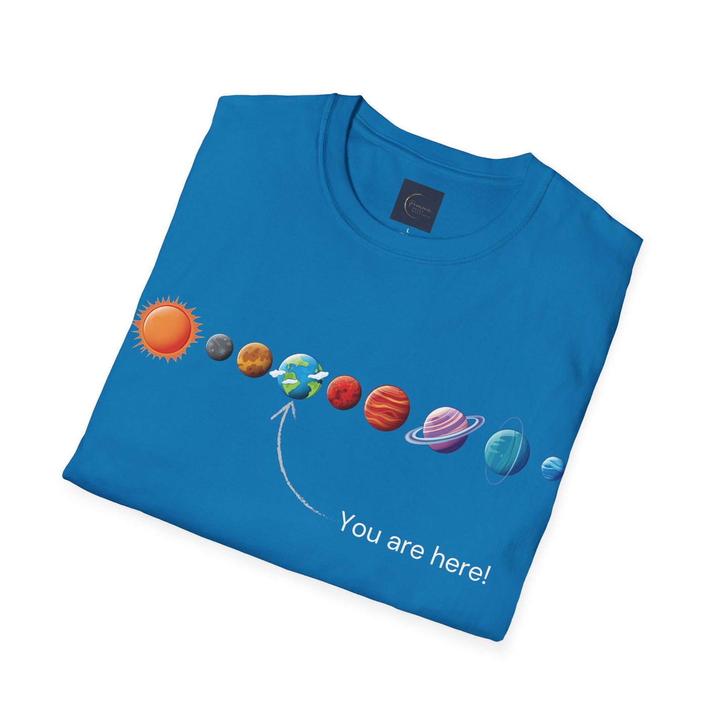 You Are Here Galaxy Unisex T-Shirt | Funny Astronomy Tee