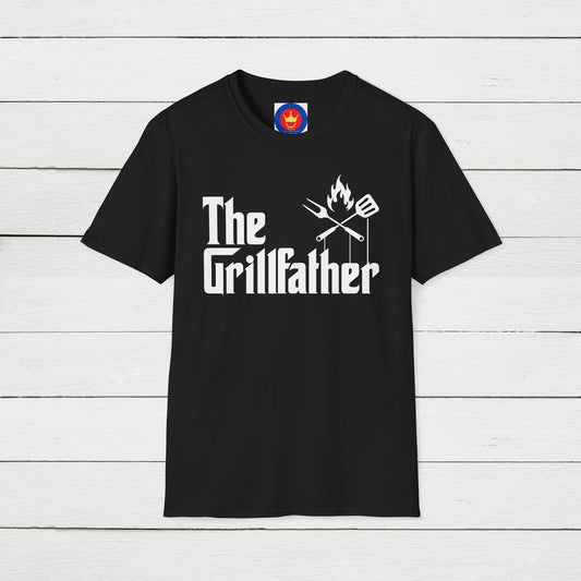 The Grillfather Unisex Softstyle T-Shirt | Godfather Movie Parody Tee | Funny BBQ Shirt