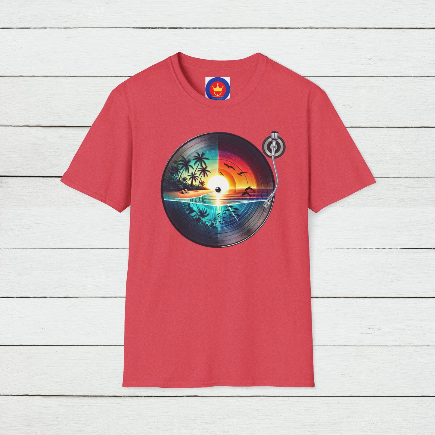 Beach Vinyl Unisex T-Shirt | Beach Bum Fashion Apparel