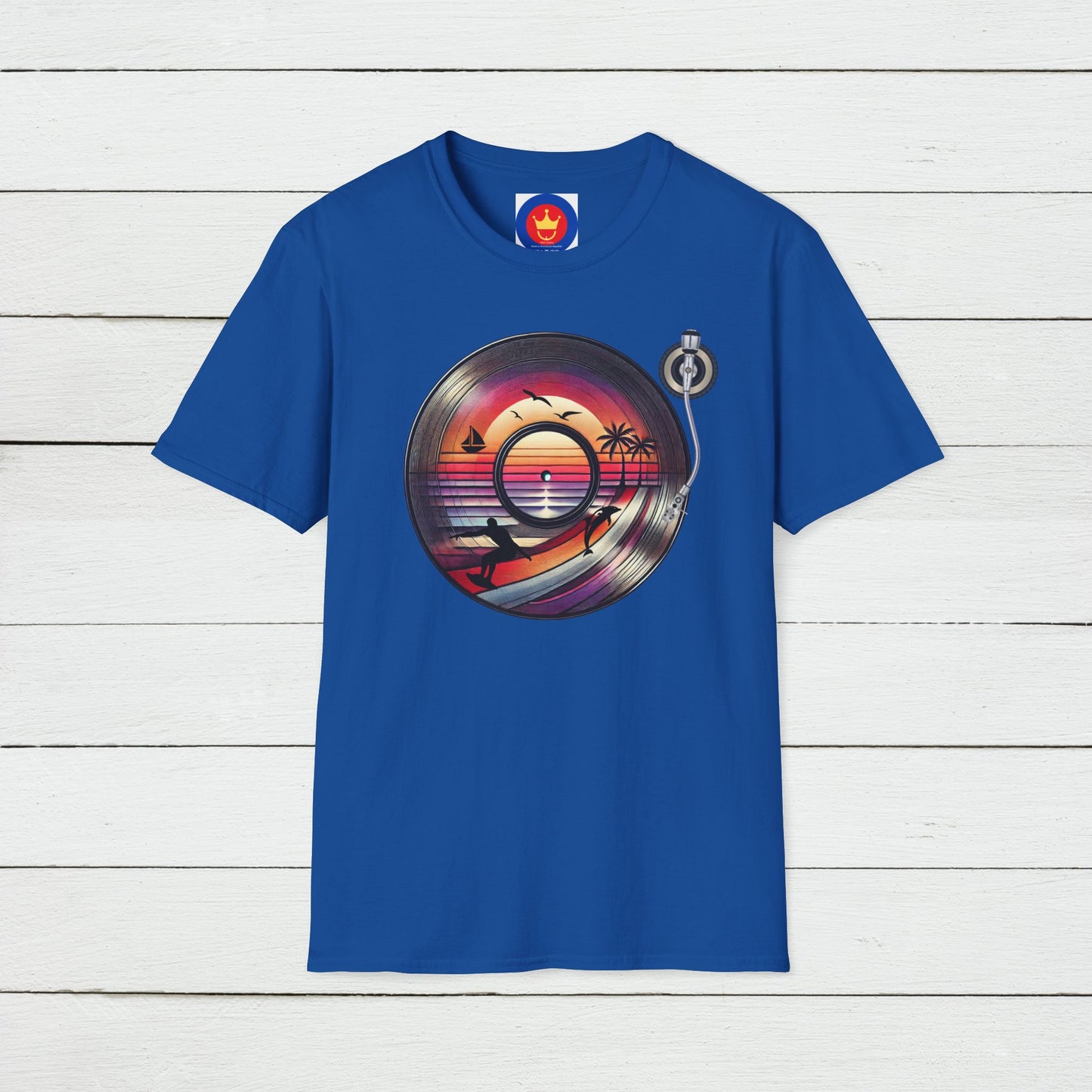 Beach Vinyl Unisex T-Shirt | Beach Bum Fashion Apparel