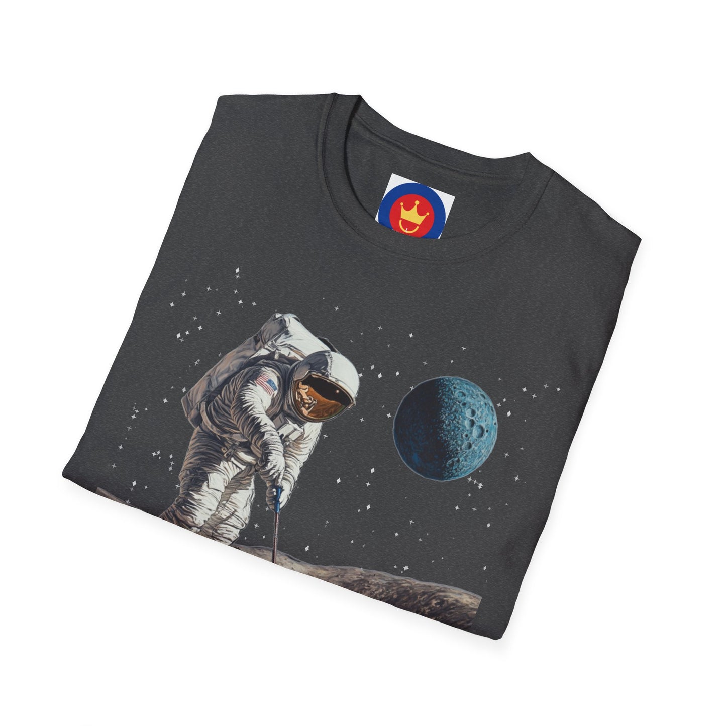 Astronaut Golfer Unisex T-Shirt | Outer Space Golf Shirt
