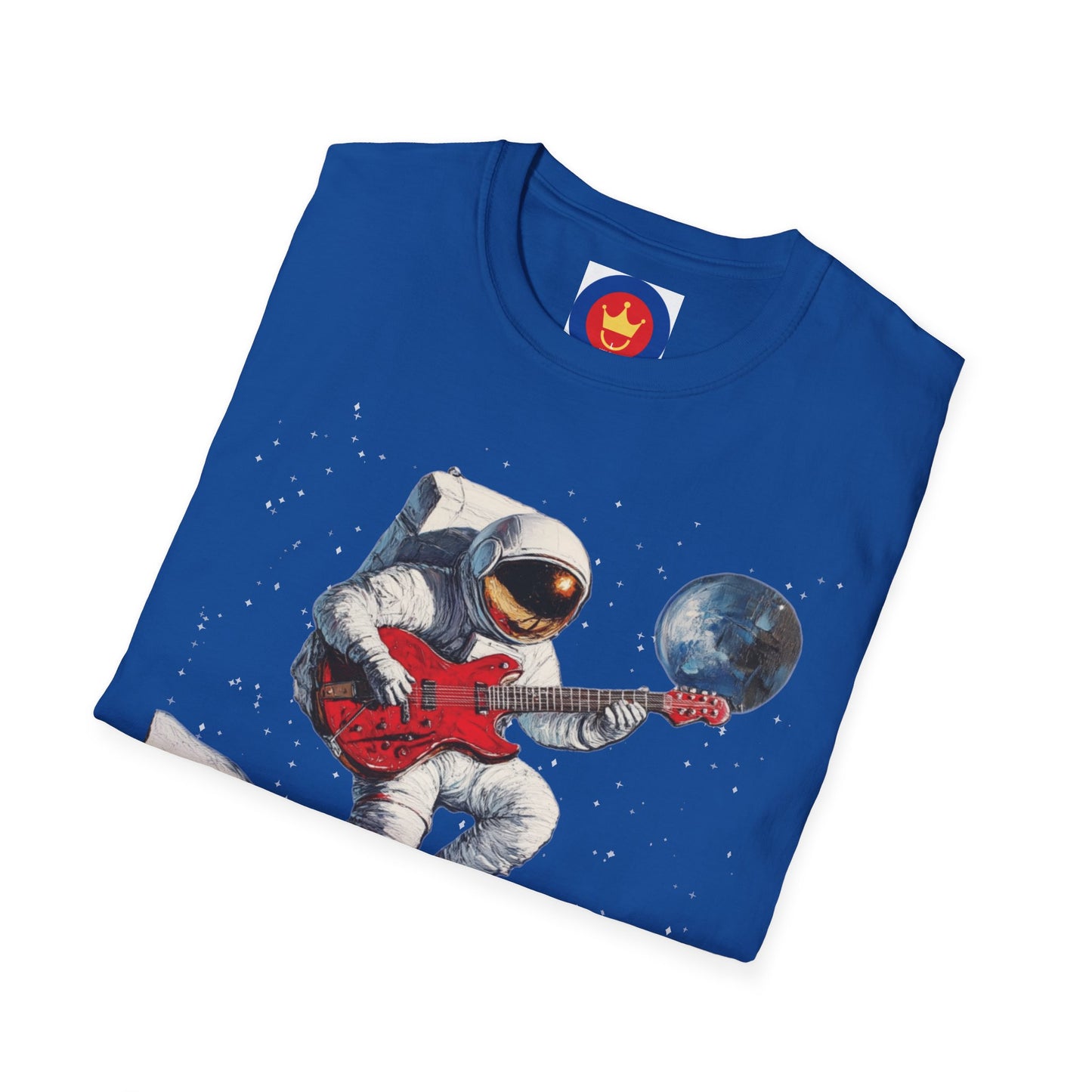 Guitar Player Astronaut Unisex T-Shirt | Outer Space Guitar Player Shirt
