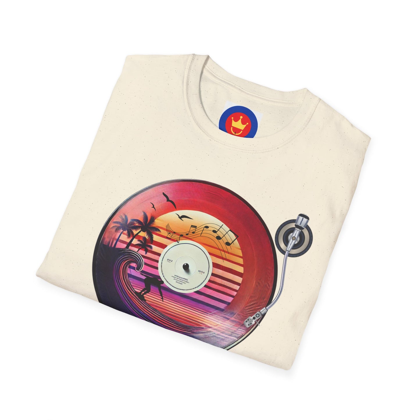 Beach Surf Vinyl Unisex T-Shirt | Beach Bum Fashion Apparel