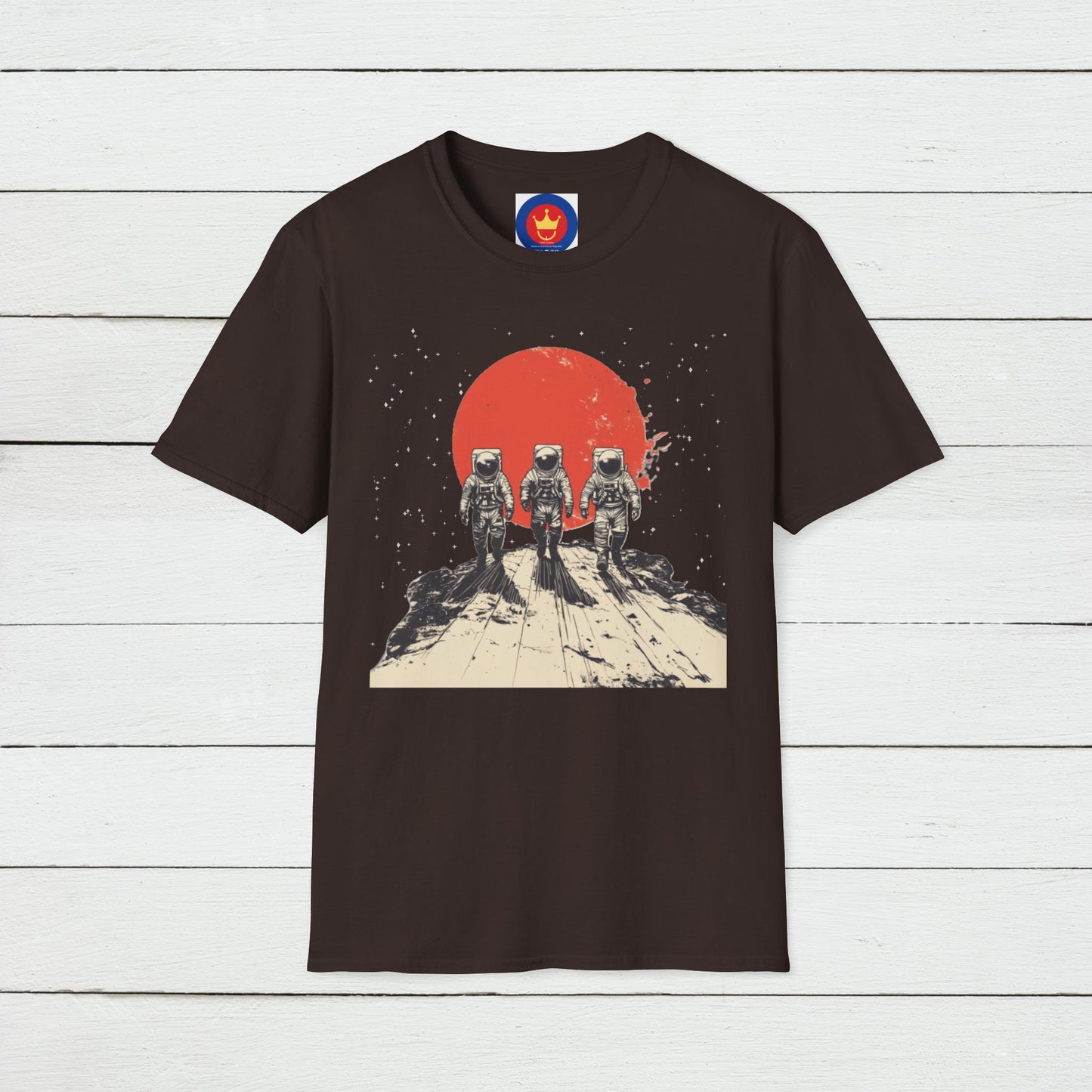 Astronaut T-Shirt, Unisex Space Graphic Tee, Astronaut Adventures Tee, Outer Space Design, Unique Cosmic Apparel, Retro Sci-Fi Space Shirt