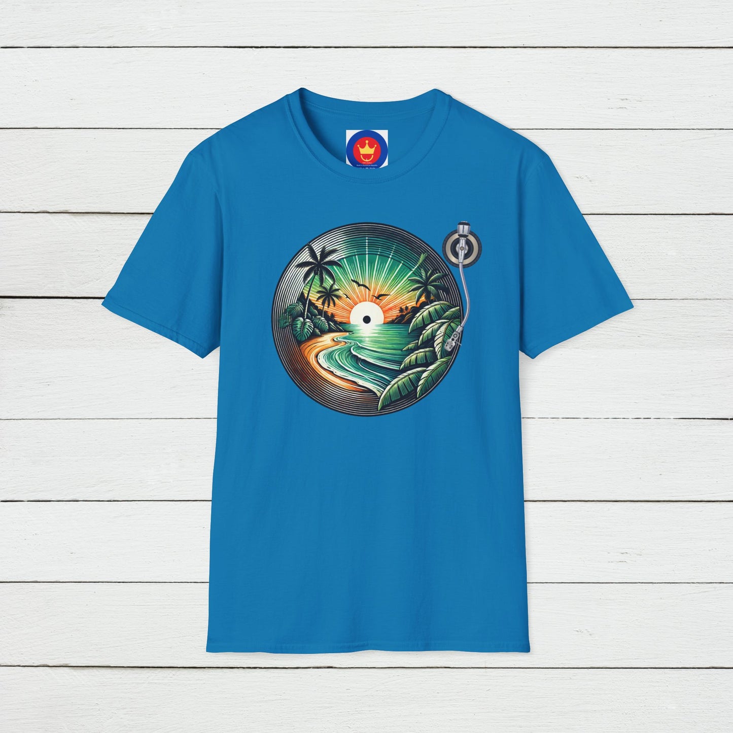 Beach Vinyl Unisex T-Shirt | Beach Bum Fashion Apparel