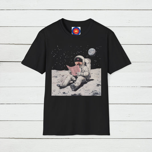 Astronaut Shirt, Funny Moon Shirt, Funny Spaceman Shirt, Outer Space Shirt, Readers Shirt, Book Shirt, Bookish Tee, Unisex T-shirt