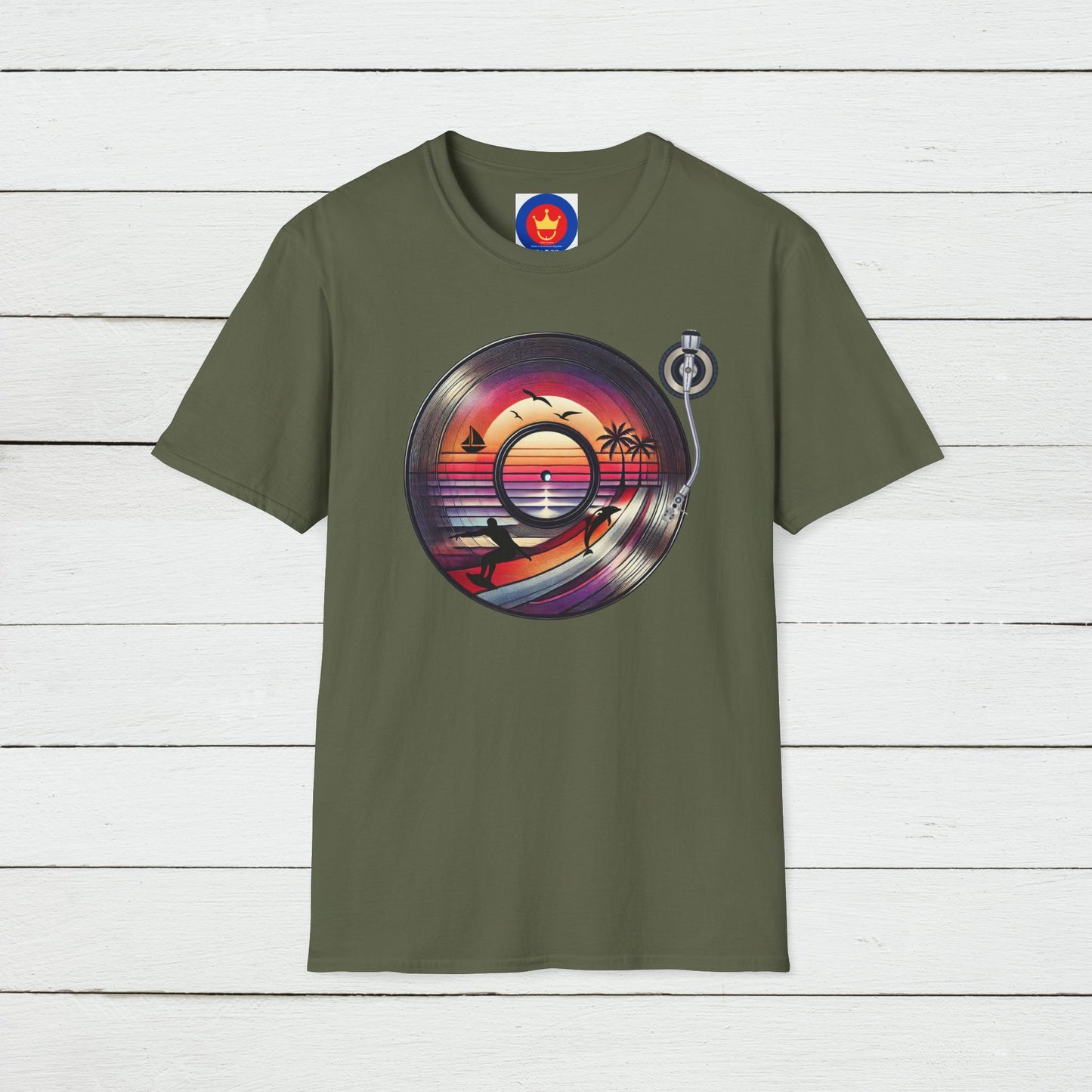 Beach Vinyl Unisex T-Shirt | Beach Bum Fashion Apparel
