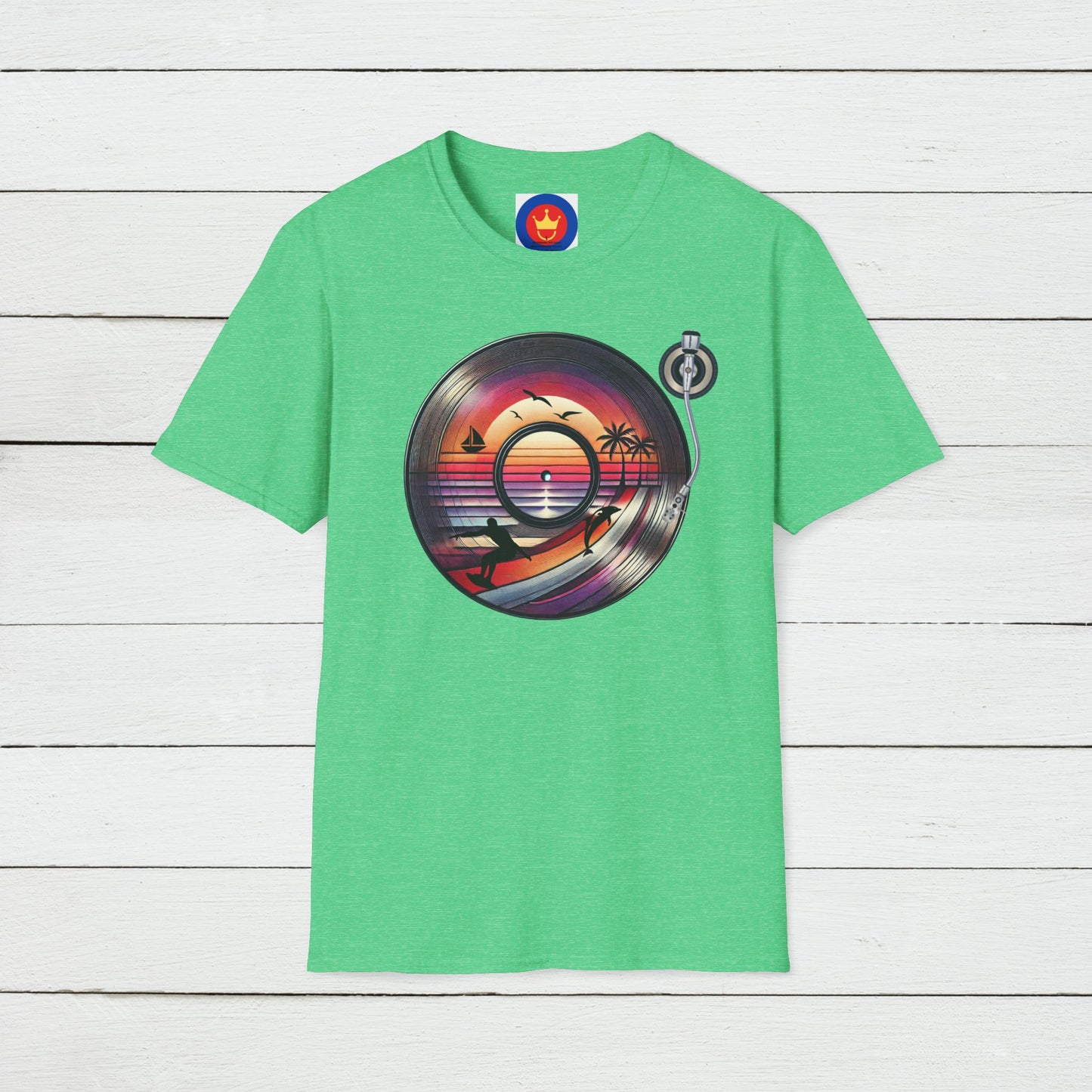 Beach Vinyl Unisex T-Shirt | Beach Bum Fashion Apparel