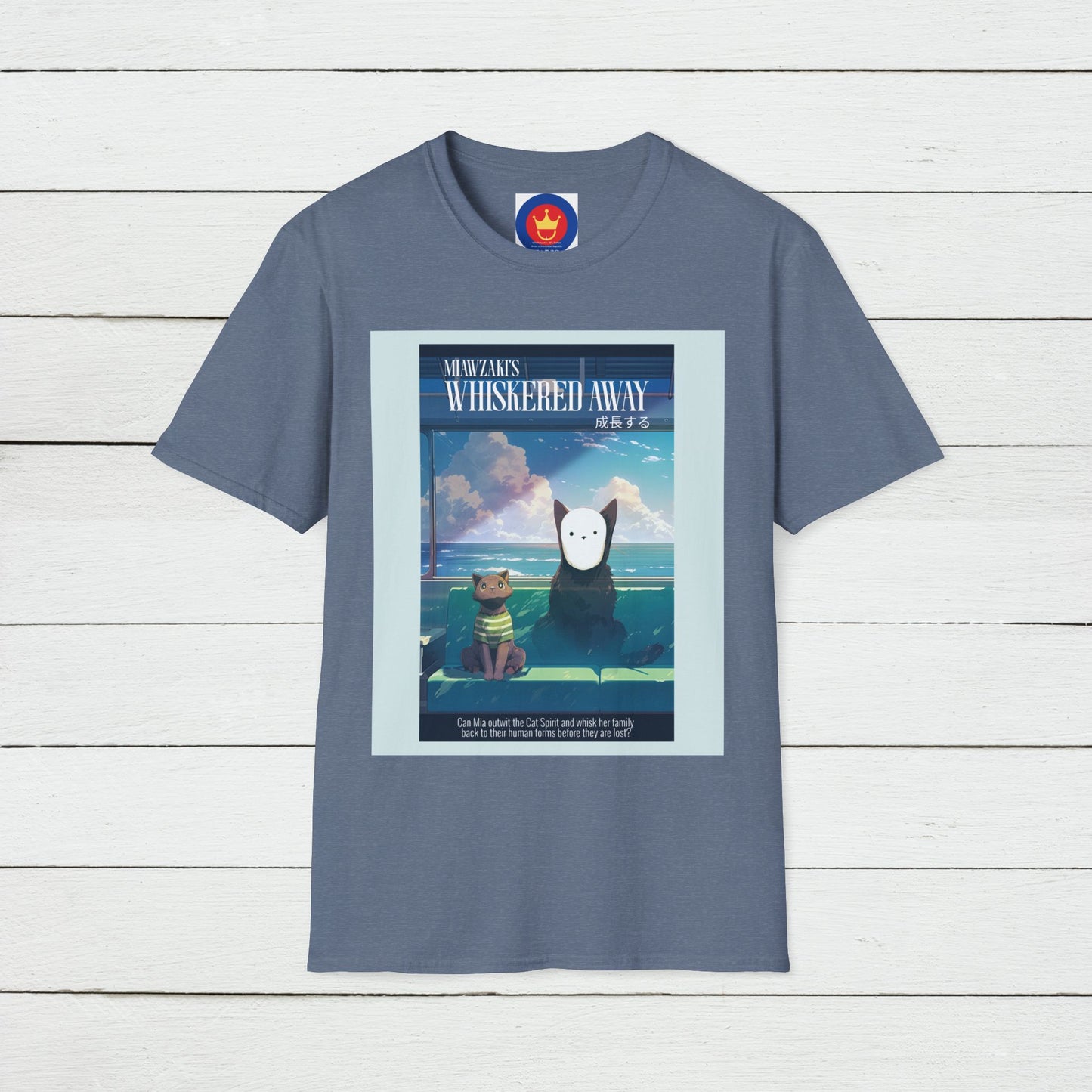 Spirited Away Funny Cat Unisex T-shirt | Ghibli Studio Chihiro shirt