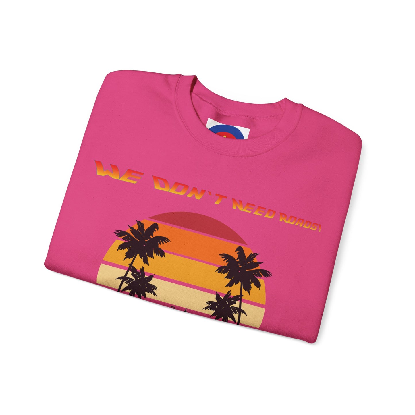 Back to the Future DeLorean Sweatshirt | Unisex Retro Sci-Fi Movie Graphic Design