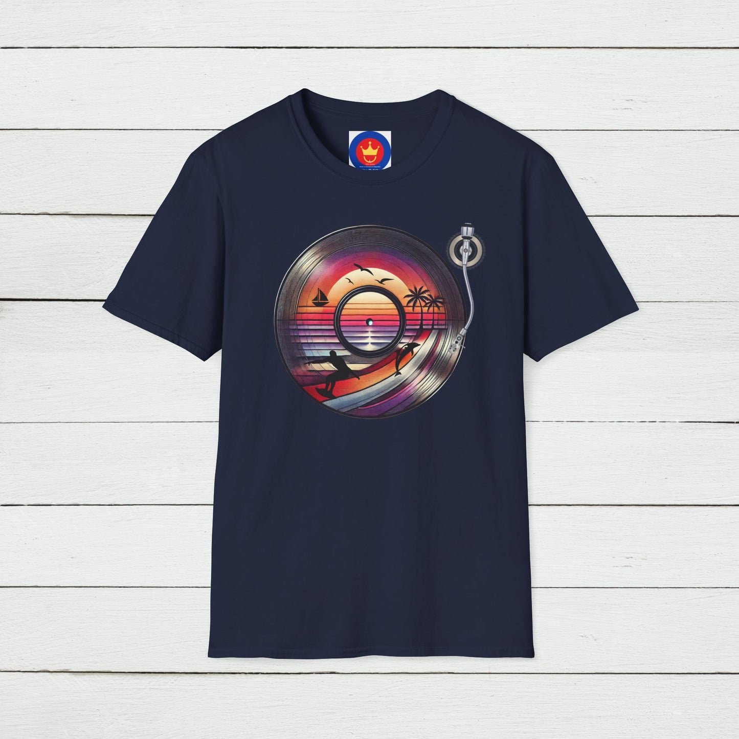 Beach Vinyl Unisex T-Shirt | Beach Bum Fashion Apparel