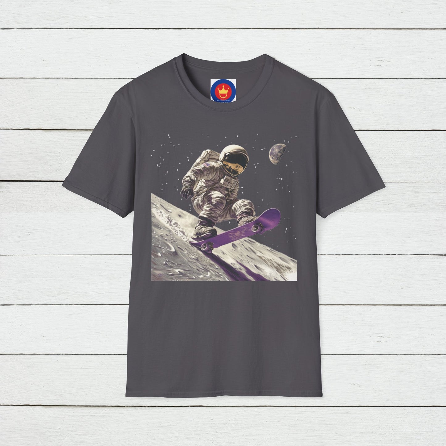 Astronaut Shirt, Funny Moon Shirt, Funny Spaceman Shirt, Outer Space Shirt, Skateboarding Shirt, Skateboarder Shirt, Skate Tee, Unisex Shirt