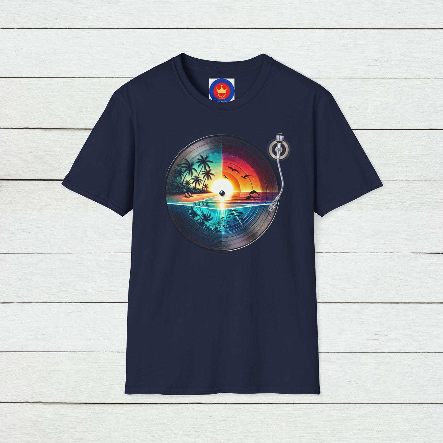 Beach Vinyl Unisex T-Shirt | Beach Bum Fashion Apparel