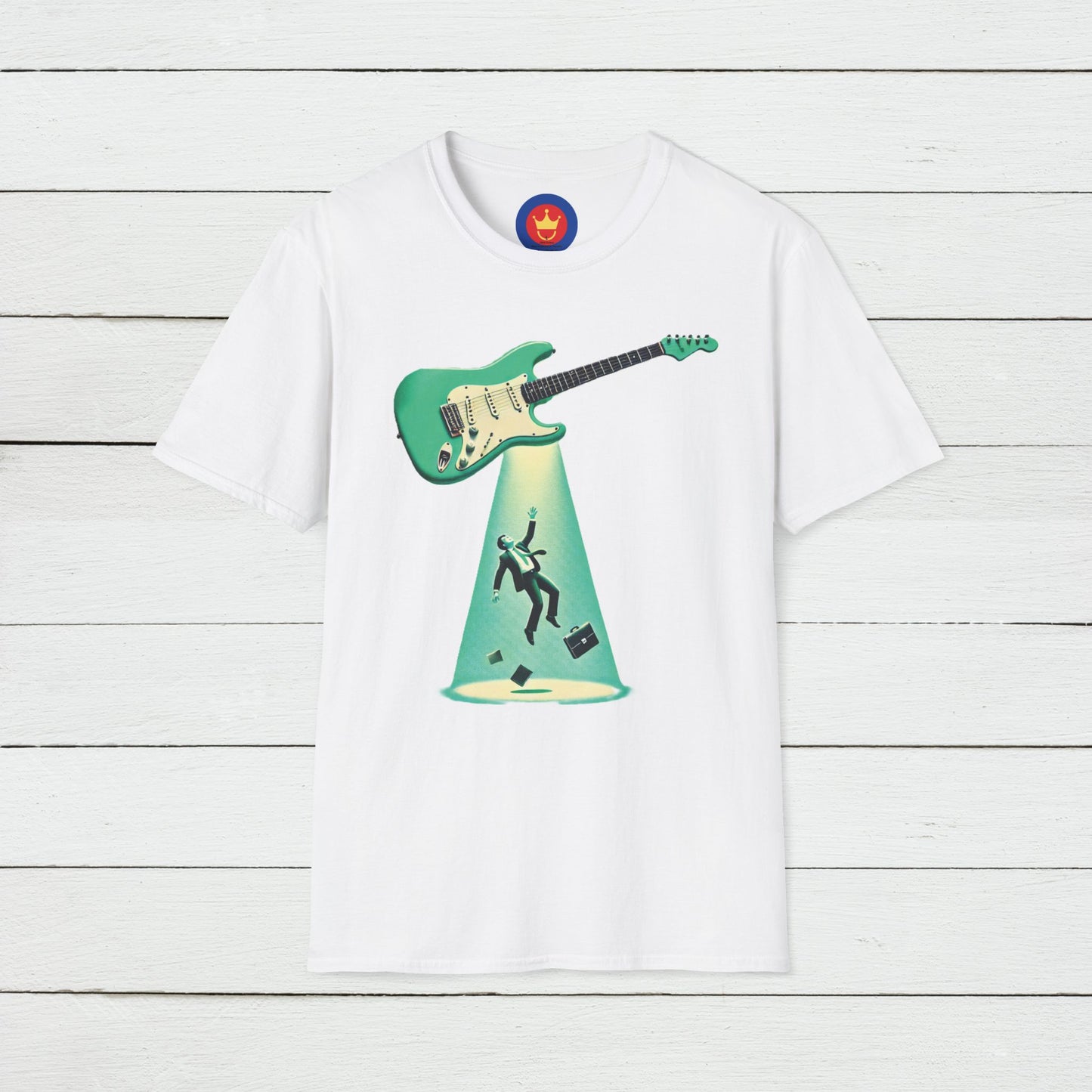 Guitar Abduction T-Shirt | Guitar Player Gift | Unisex Band Shirt