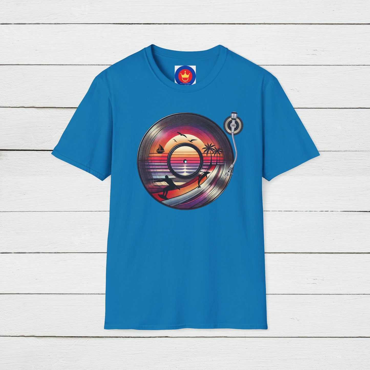 Beach Vinyl Unisex T-Shirt | Beach Bum Fashion Apparel