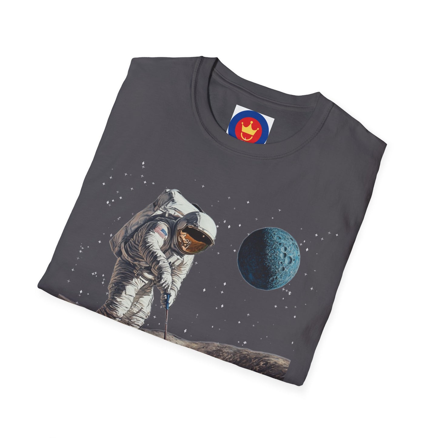 Astronaut Golfer Unisex T-Shirt | Outer Space Golf Shirt