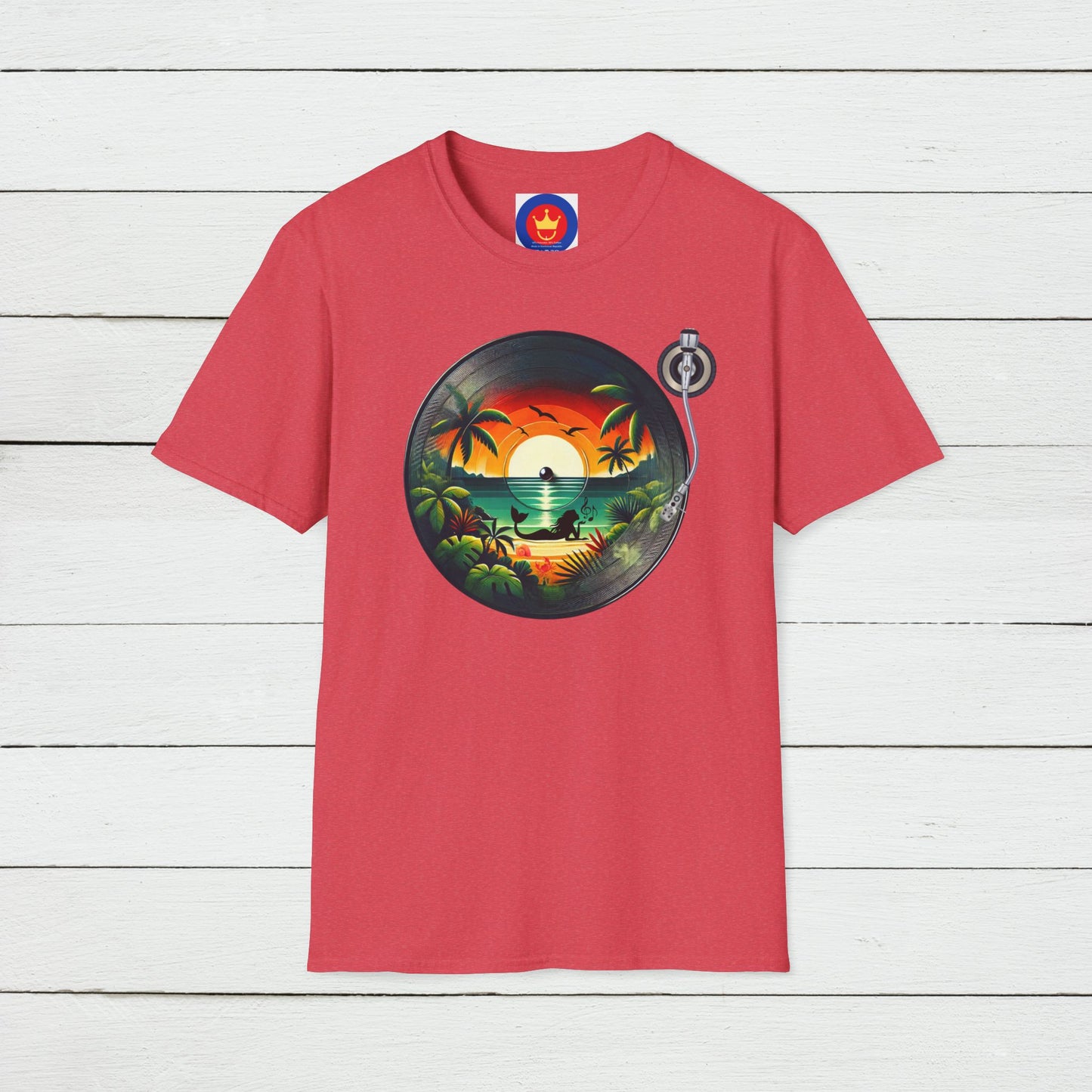 Beach Vinyl Unisex T-Shirt | Beach Bum Fashion Apparel