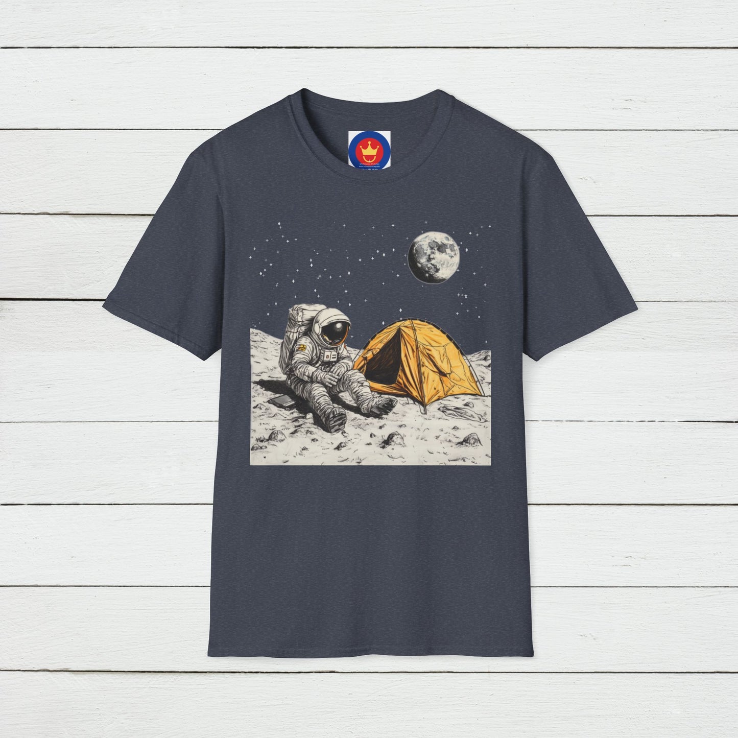 Astronaut Shirt, Funny Moon Shirt, Funny Spaceman Shirt, Outer Space Shirt, Camping Lovers Gift, Camp Lover Shirt, Astronomy, Unisex T-shirt