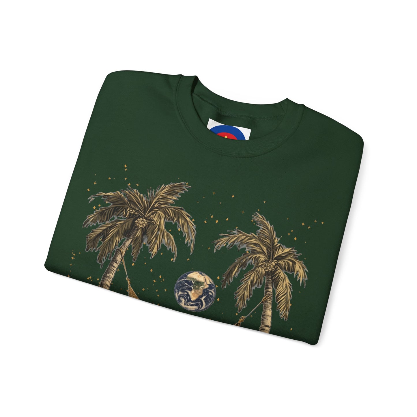 Astronaut on the Moon Sweatshirt | Unisex Funny Outer Space Graphic Tee