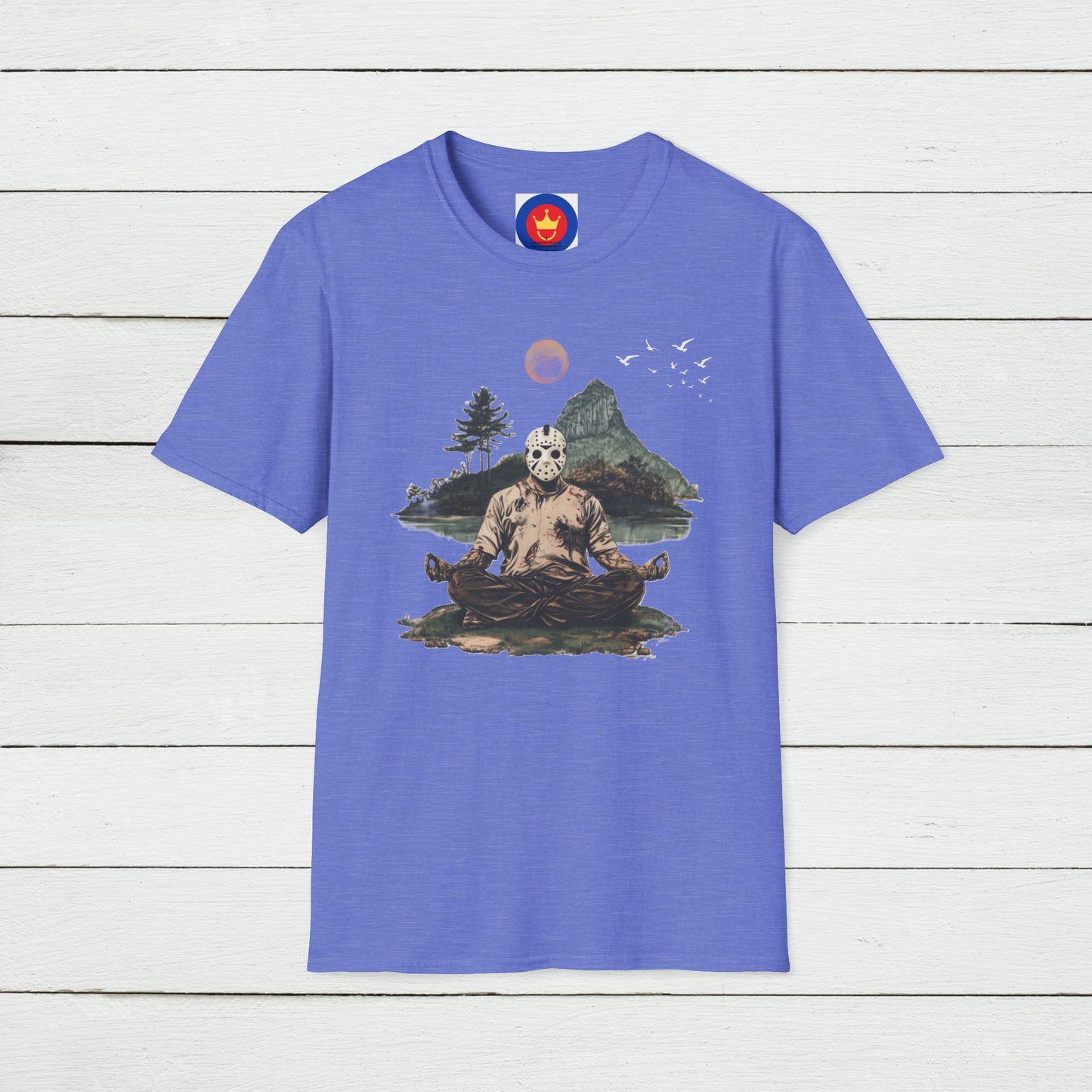 Friday the 13th Jason Vorhees Zen Unisex T-Shirt | Meditation Tee