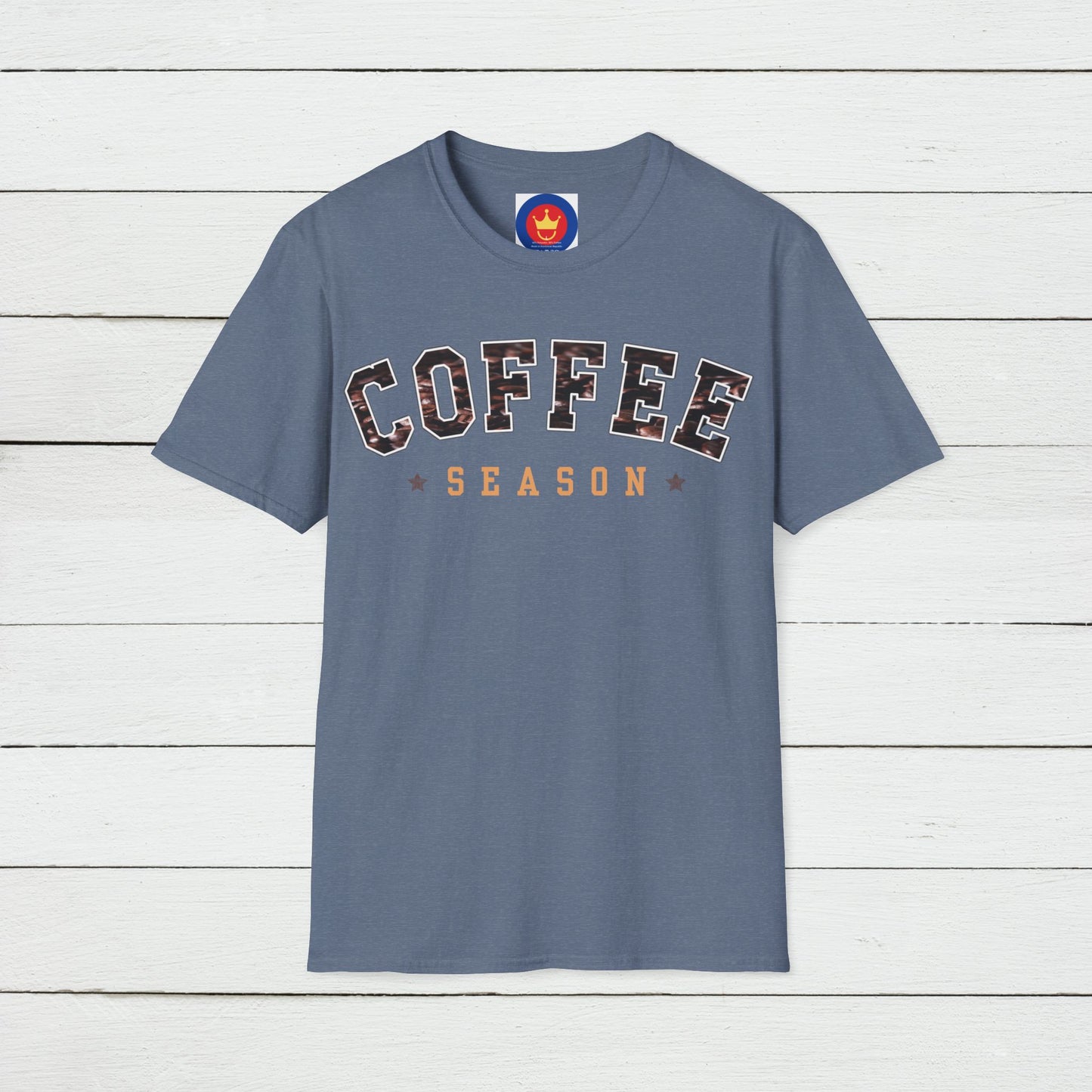 Unisex Coffee Season Graphic Tee, Coffee Graphic T-Shirt, Retro Coffee Tee, Trendy Graphic Shirt, Coffee Lover Gift, Foodie Gift