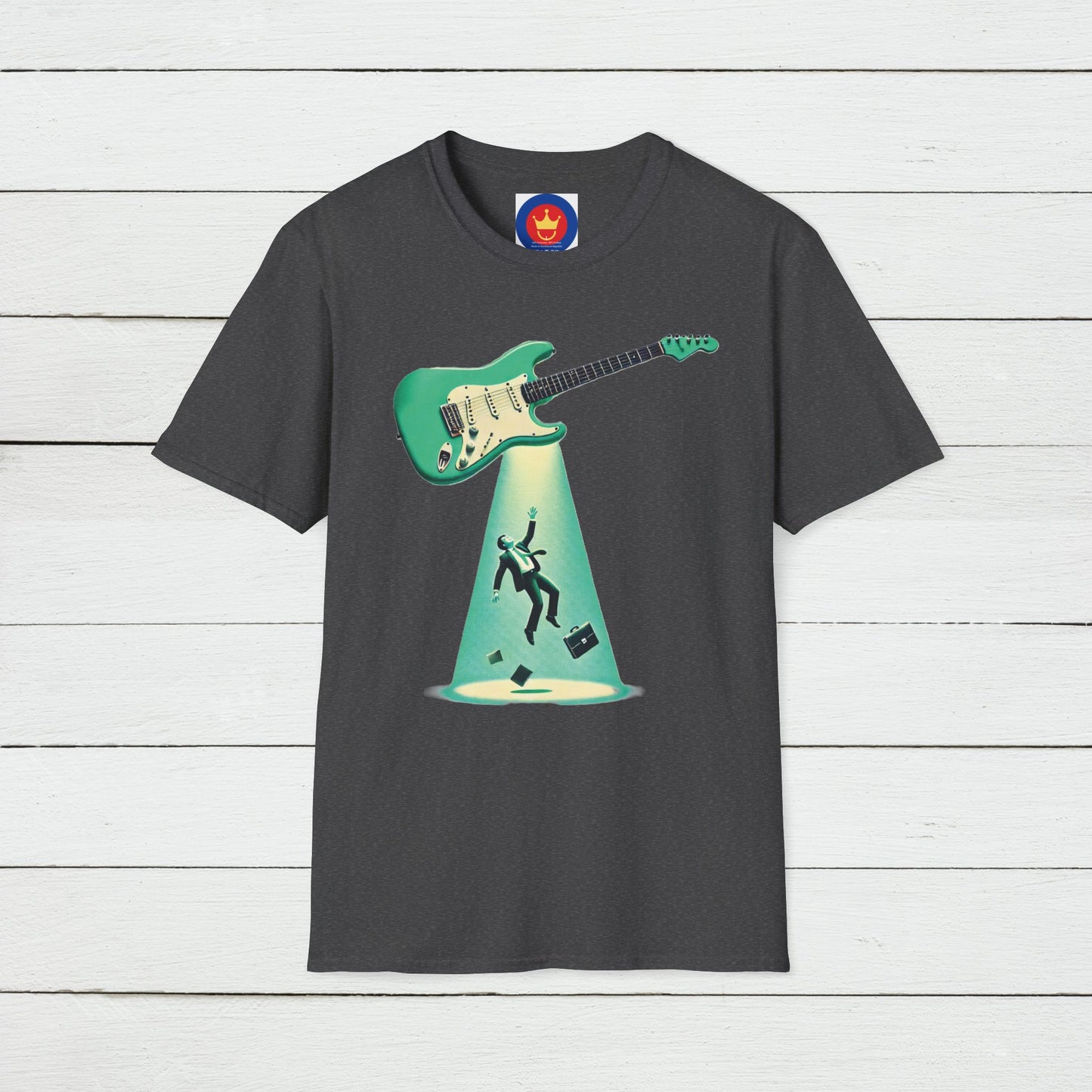 Guitar Abduction T-Shirt | Guitar Player Gift | Unisex Band Shirt
