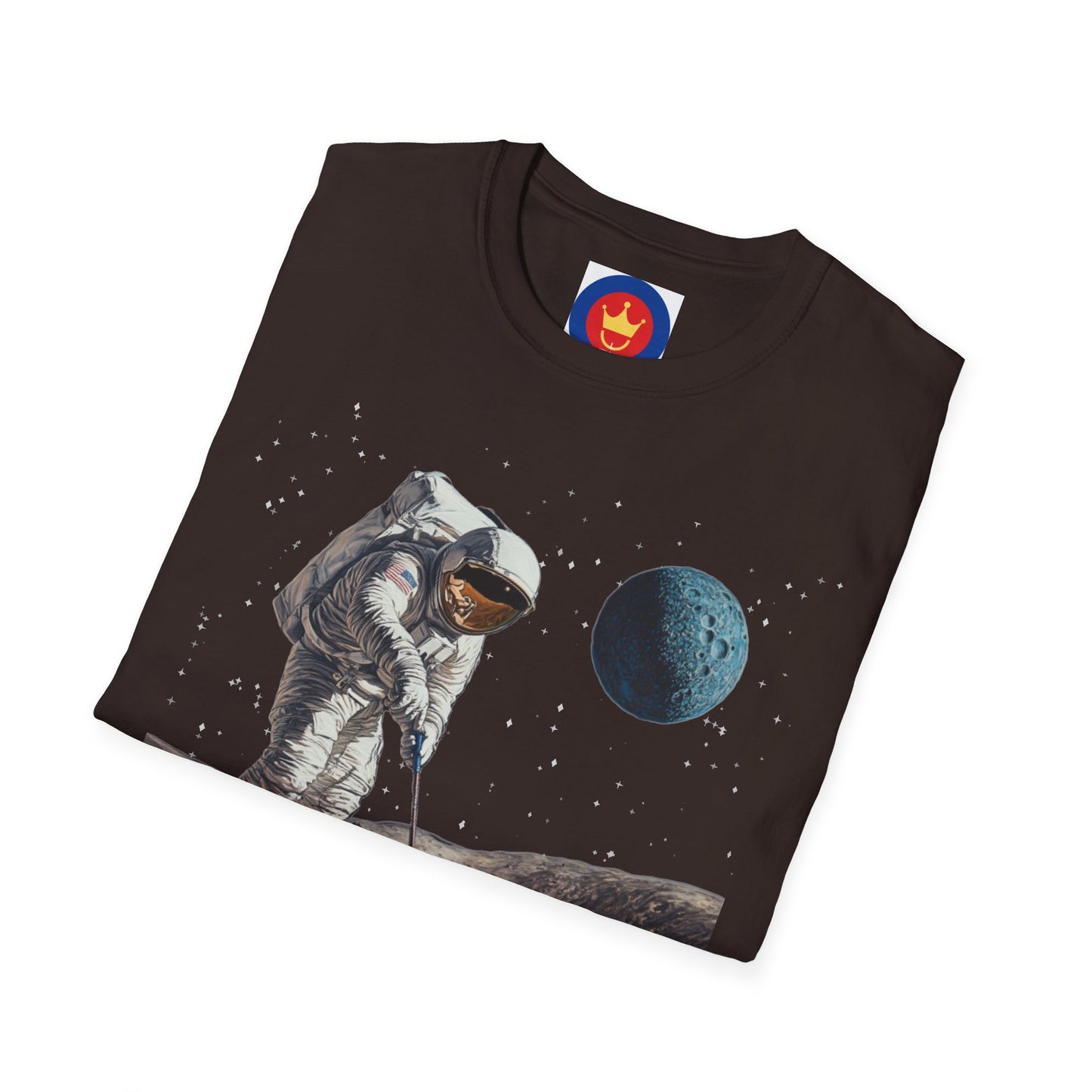 Astronaut Golfer Unisex T-Shirt | Outer Space Golf Shirt