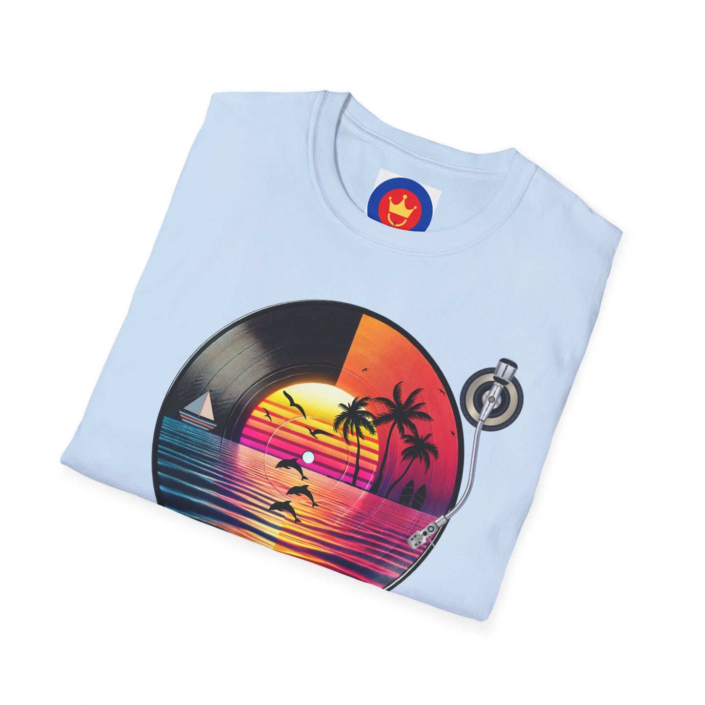 Beach Vinyl Unisex T-Shirt | Beach Bum Fashion Apparel